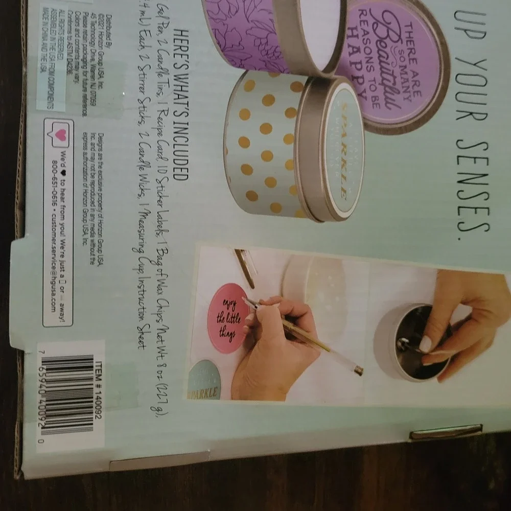 STMT Positivity Candles DIY Kit - Make 2 Scented Soy‎ Container Candles